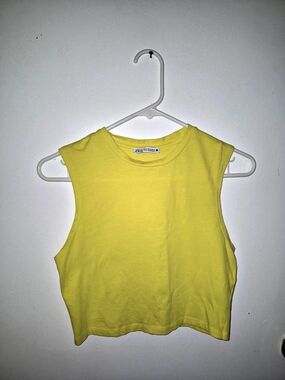 Zara Yellow Muscle Tee